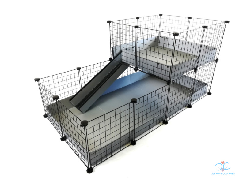 C C Cage 4x2 Loft 2x2 Ramp candcmodularcages.eu